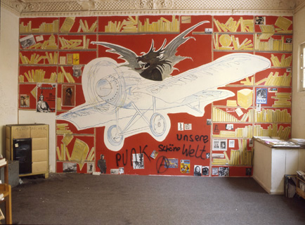 Kunst, Selbstorganisation, Wandmalerei, Mural, Literatur, Lesung, Vertrieb