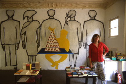 Michael Bauch, Wandbild, Buch Handlung Welt