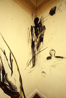 Hella Berent, Wandmalerei, Buch Handlung Welt, Hamburg