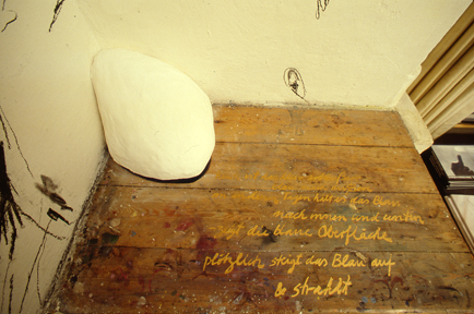 Hella Berent, Wandmalerei, Buch Handlung Welt, Hamburg