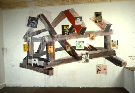 Martin Kippenberger, Albert Oehlen, Louis de Funès, Buch Handlung Welt