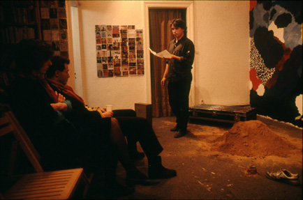 Eckhard Rhode, Selbstorganisation, Malerei, Lesung, Performance