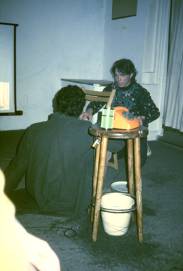 Buch Handlung Welt, Lesung, Performance, Jürgen Heimes, Eckhard Rhode