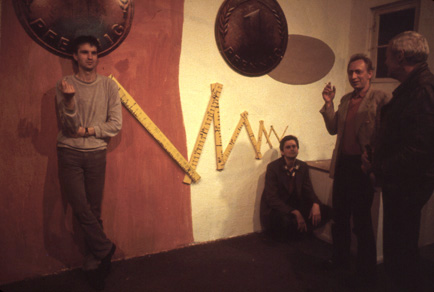 Norbert Schwontkowski, Wandbild, Buch Handlung Welt, Hamburg