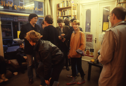 Norbert Schwontkowski, Wandbild, Buch Handlung Welt, Hamburg