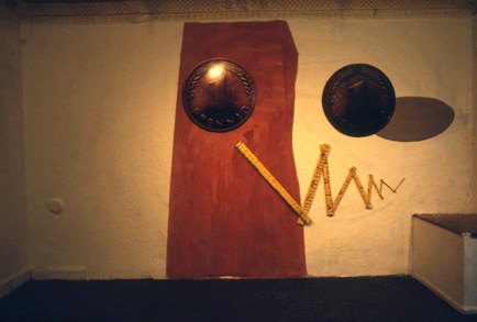 Norbert Schwontkowski, Wandbild, Buch Handlung Welt, Hamburg