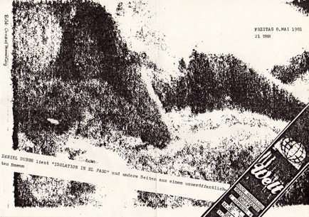 Kunst, Selbstorganisation, Literatur, Lesung, Vertrieb, Daniel Dubbe