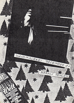 Markus Oehlen, Kunst, Selbstorganisation, Wandarbeit, Malerei