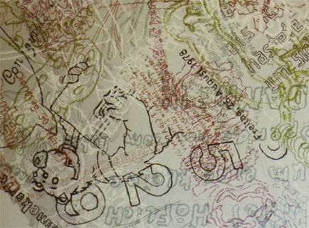 Wandbild, Mural, Malerei, Textzeichen, Selbstorganisation, Kunst