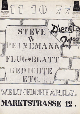 Kunst, Selbstorganisation, Musik, Literatur, Lesung, Vertrieb