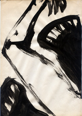 Kunst, Konzeptkunst, Papier, Tempera, Malerei, Paar