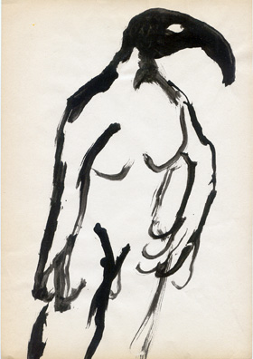 Kunst, Konzeptkunst, Vogel, Papier, Tempera, Malerei, Sex