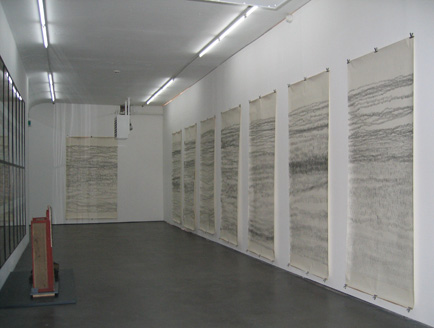 Hilka Nordhausen, Blindzeichnungen, Ausstellung  2010, Sammlung Falckenberg