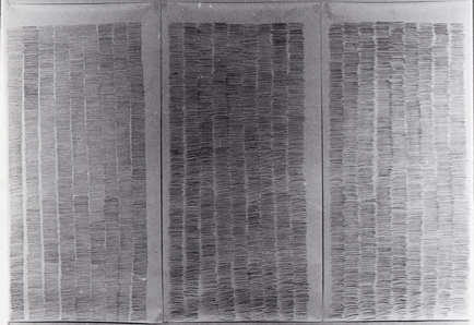 Hilka Nordhausen, Konzeptkunst, Zeichnung, Zeit, Untersuchungen zum Zeichenvorga