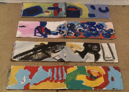 Hilka Nordhausen, Übermalung, Der Stern, Konzeptkunst, Malerei