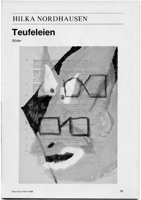 Hilka Nordhausen, Kunst, Publikation, Zeichnung, Hans Kultur, Teufel