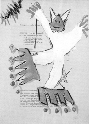 Hilka Nordhausen, Kunst, Publikation, Zeichnung, Hans Kultur, Teufel