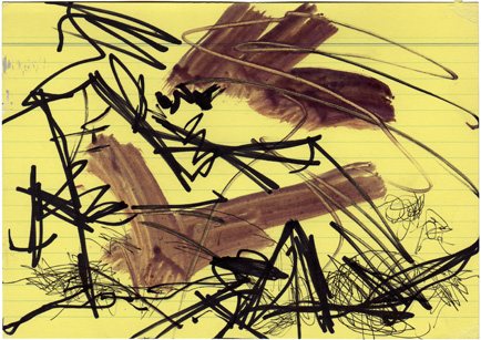 Hilka Nordhausen, Kunst, Karteikarte, Zeichnung