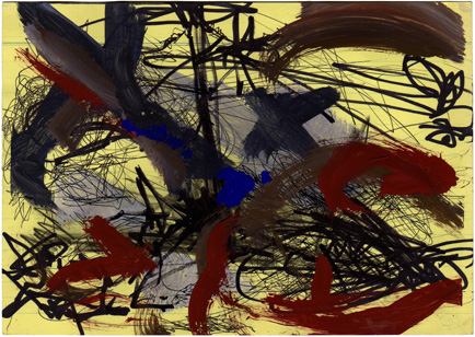 Hilka Nordhausen, Kunst, Karteikarte, Zeichnung