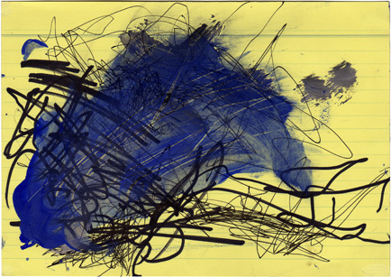 Hilka Nordhausen, Kunst, Karteikarte, Zeichnung