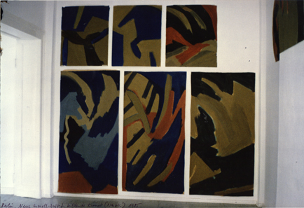 Hilka Nordhausen, Kunst, Malerei, Packpapier, NGBK, Hans Kultur