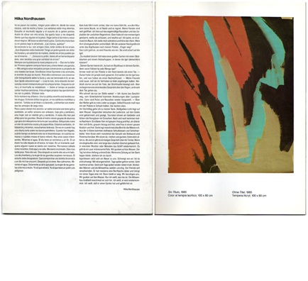 Hilka Nordhausen, Kunst, Katalog, Mexico City