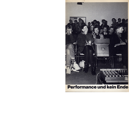 Frank Barth, Künstlerhaus Bethanien, Performance und kein Ende