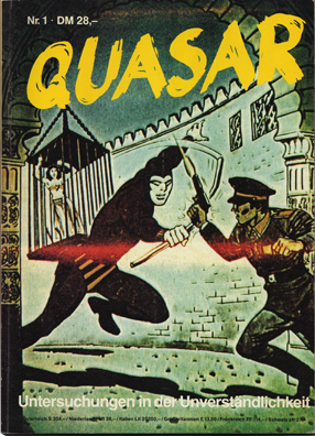 QUASAR, Künstlerzeitschrift, Hilka Nordhausen, Galerie Ha.Jo.Müller, Köln, 1988