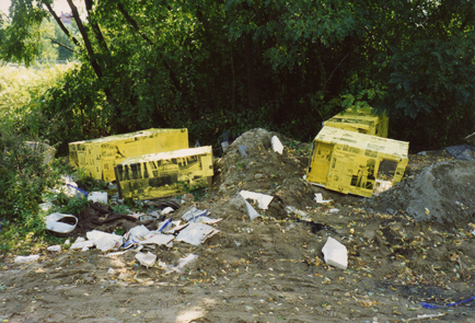 Hilka Nordhausen, Installation, Berlin Tiergarten, NGBK, Geschichtsdeponie