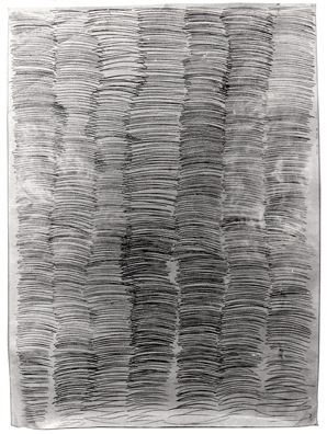 Hilka Nordhausen, Konzeptkunst, Untersuchungen zum Zeichenvorgang