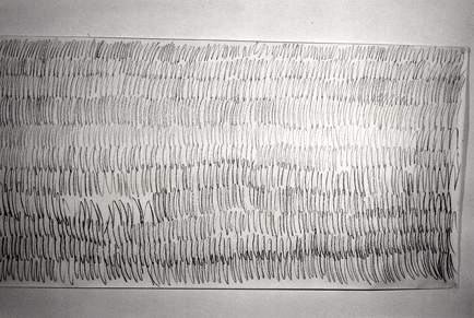 Kunst, Konzeptkunst, Zeichnung, Zeit, Untersuchungen zum Zeichenvorgang