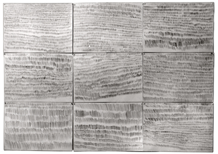 Kunst, Konzeptkunst, Zeichnung, Zeit, Untersuchungen zum Zeichenvorgang