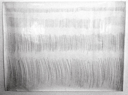 Hilka Nordhausen, Konzeptkunst, Untersuchungen zum Zeichenvorgang