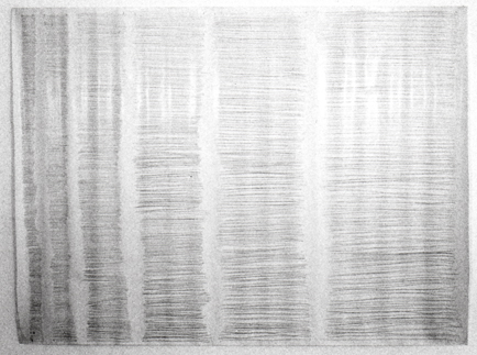 Hilka Nordhausen, Konzeptkunst, Untersuchungen zum Zeichenvorgang