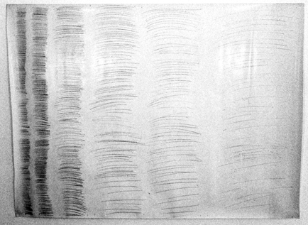 Hilka Nordhausen, Konzeptkunst, Untersuchungen zum Zeichenvorgang