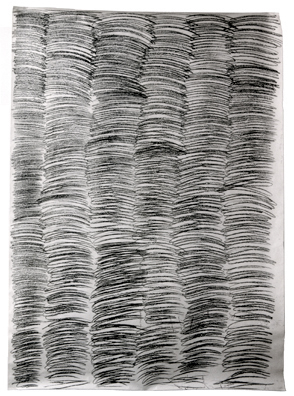 Hilka Nordhausen, Konzeptkunst, Untersuchungen zum Zeichenvorgang