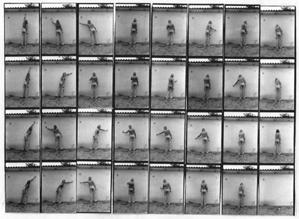 Kunst, Konzeptkunst, Zeichnung, Aktion, Fotosequenz