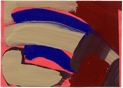 Kunst, Malerei, abstrakt, Konzept, Karteikarte, Hilka, Köln