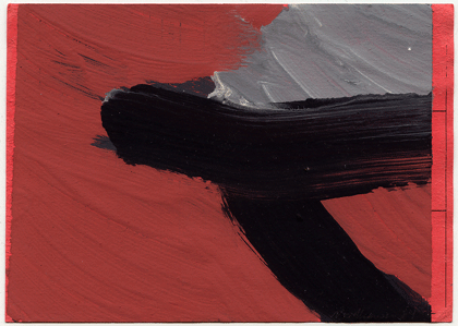 Kunst, Malerei, abstrakt, Konzept, Karteikarte, Hilka, Köln