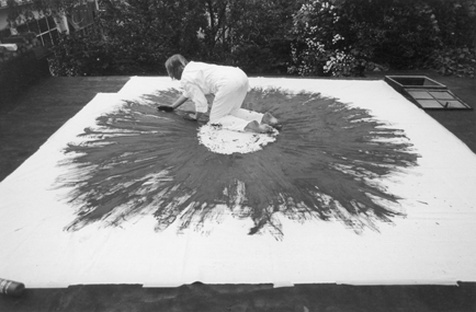 Kunst, Konzeptkunst, Zeichnung, Aktion, Fotosequenz