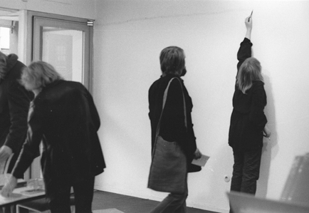 Wandzeichnung, Kunst, Konzeptkunst, Zeichnung, Aktion