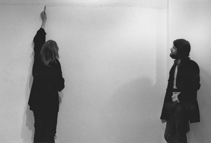 Wandzeichnung, Kunst, Konzeptkunst, Zeichnung, Aktion