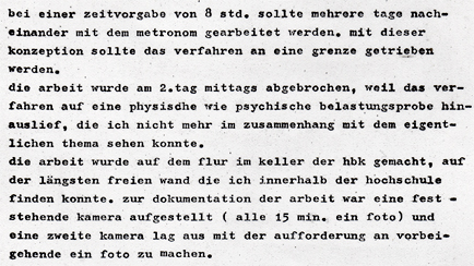 Hilka Nordhausen, Konzeptkunst, Zeichnung, Zeit, Untersuchungen zum Zeichenvorga